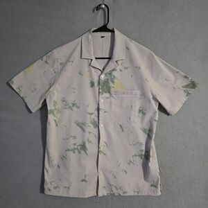 Lululemon Mens Airing Easy Camp Collar Snap Button Shirt M3DZSAS Size Small